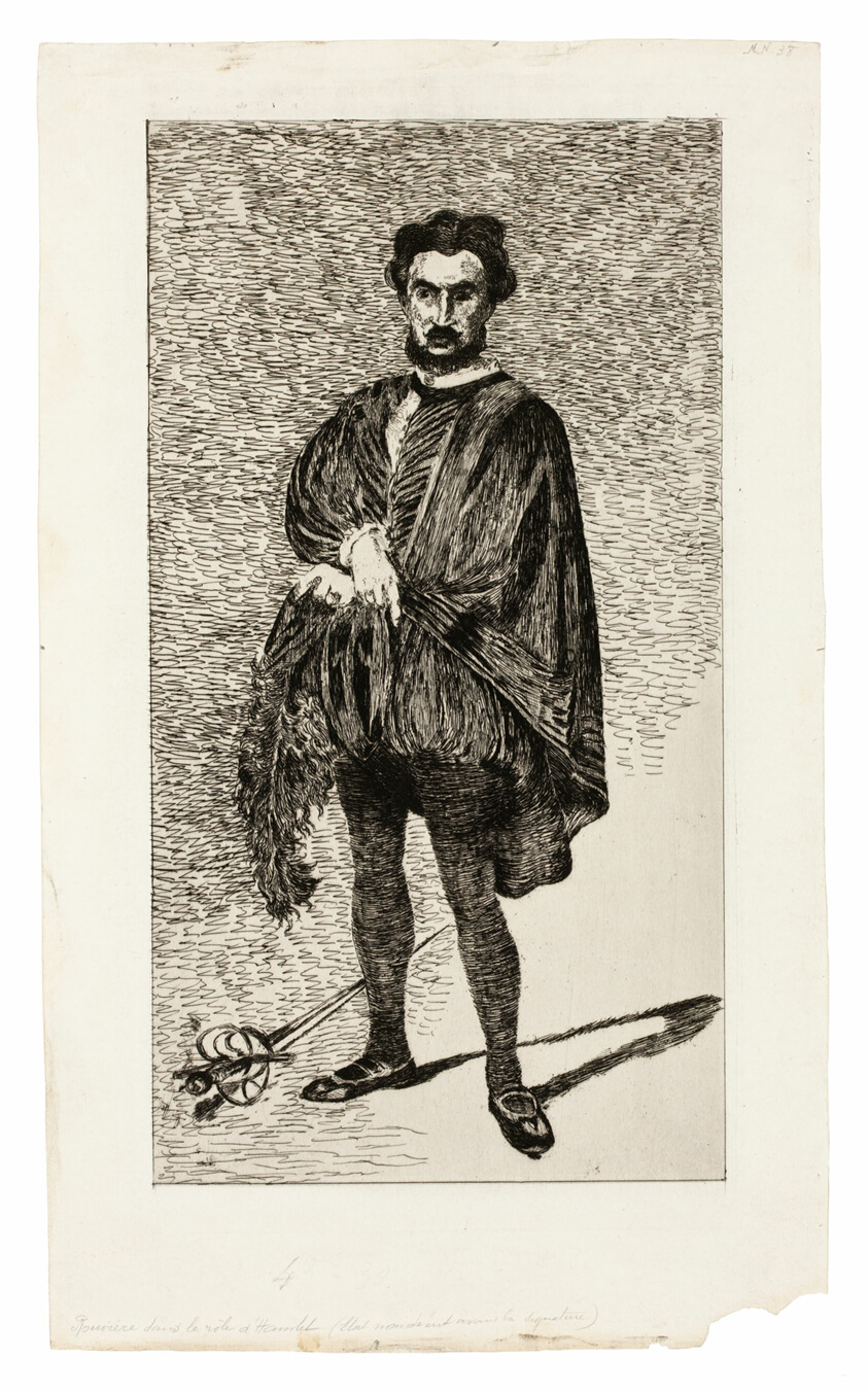 The Tragic Actor (Rouvière in the role of Hamlet)