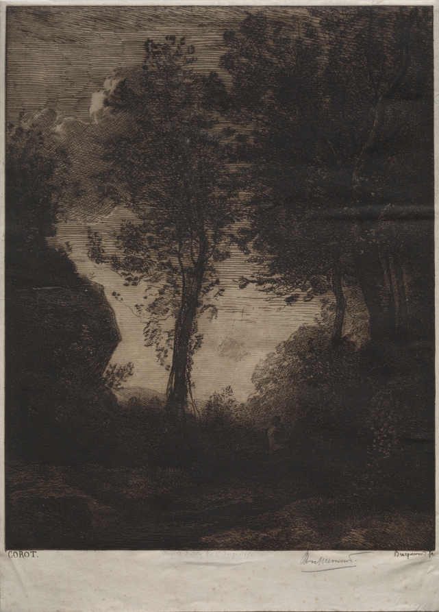 Landscape: Sunset, after Corot