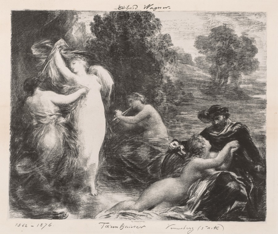 アンリ・ファンタン=ラトゥール《Venusberg》(クリーヴランド美術館蔵)
