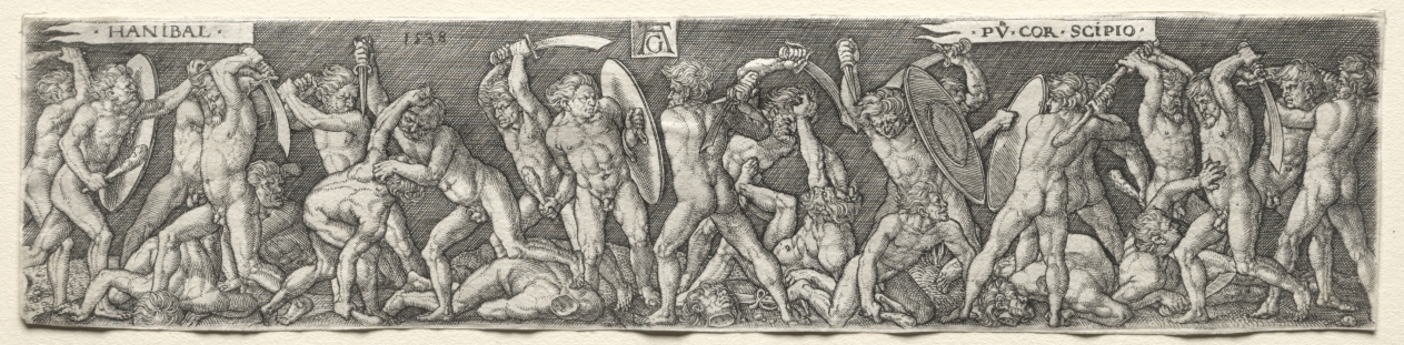 Hannibal Fighting Scipio
