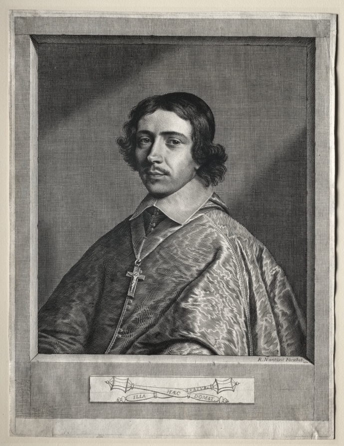 Robert Nanteuil《Cardinal de Retz》(クリーヴランド美術館蔵)