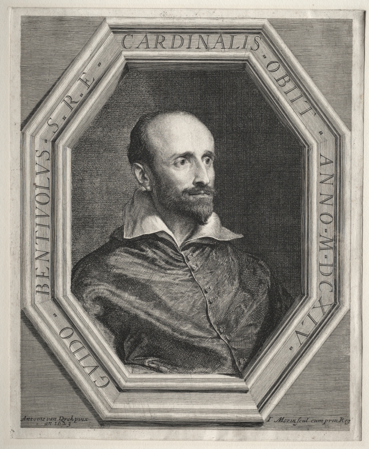 Jean Morin《Cardinal Guido Bentivoglio, Papal Nuncio at the Court of Louis XIII》(クリーヴランド美術館蔵)
