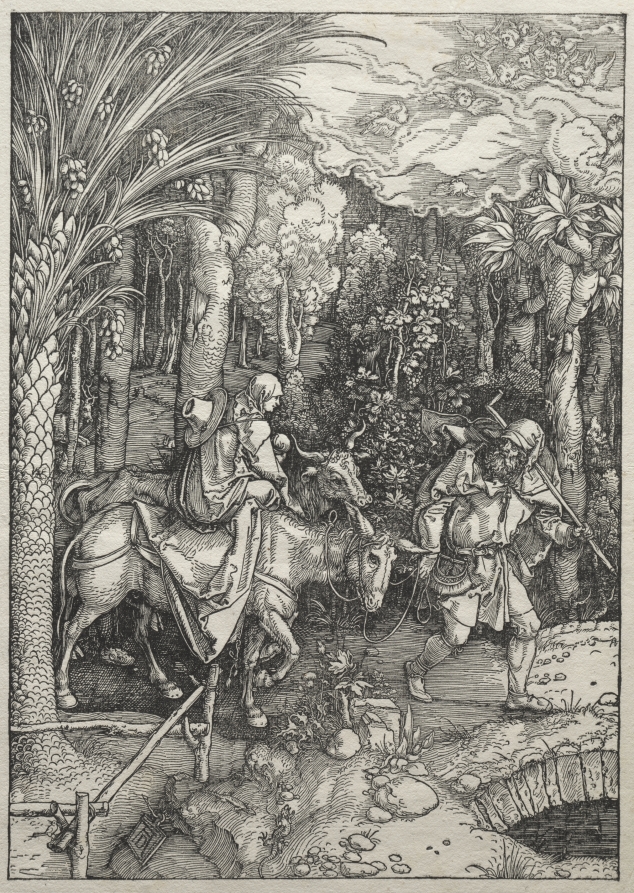 アルブレヒト・デューラー《Life of the Virgin: Flight into Egypt》(クリーヴランド美術館蔵)