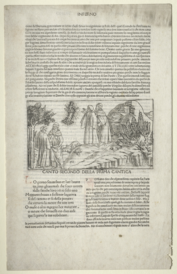 Dante and Virgil with the Vision of Beatrice