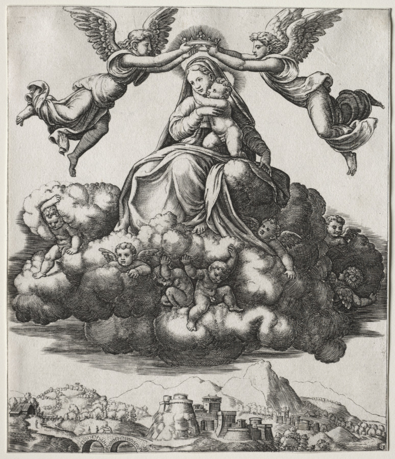 Master of the Die《The Virgin in Glory》(クリーヴランド美術館蔵)