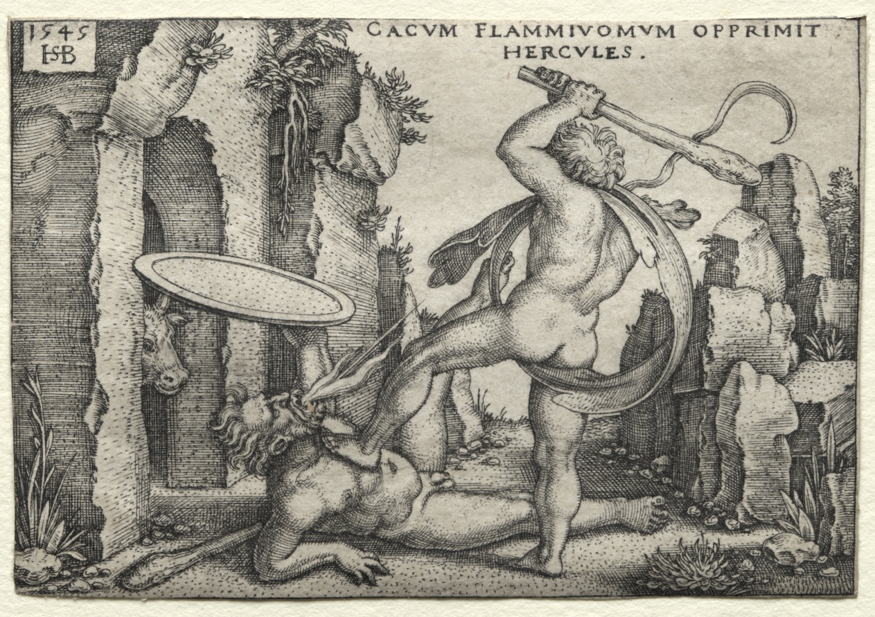 The Labors of Hercules: Hercules Killing the Giant Cacus