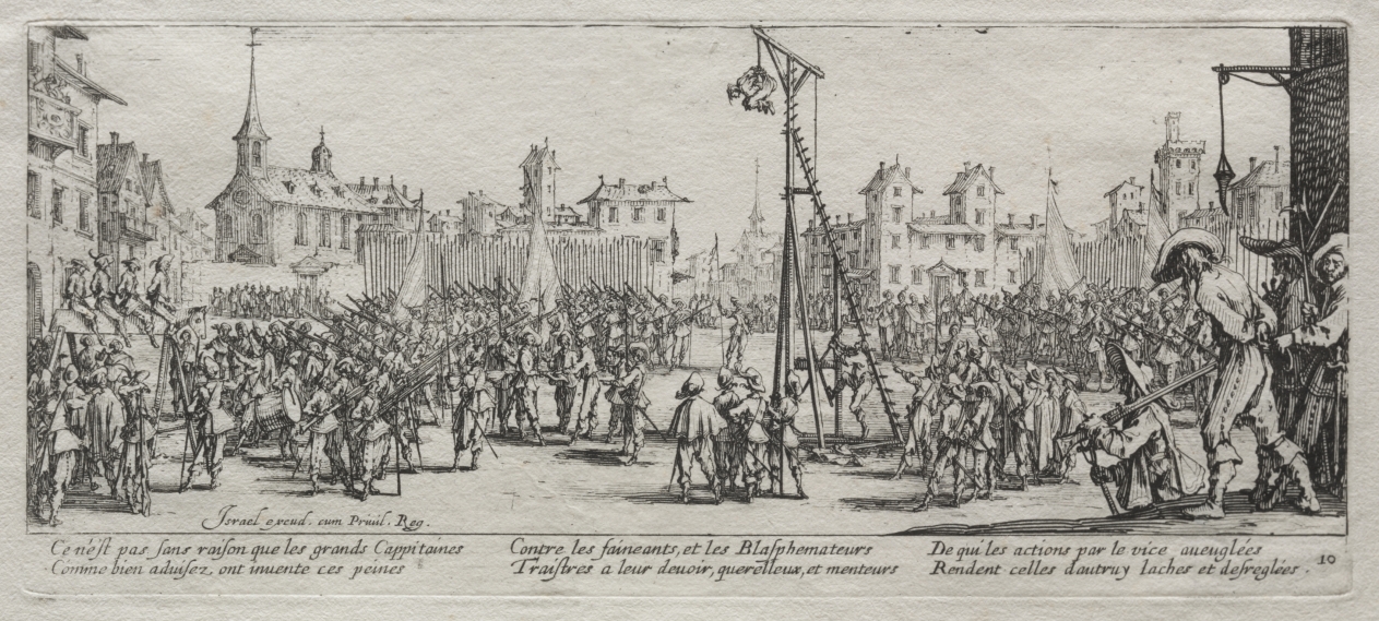 The Large Miseries of War:  The Strappado