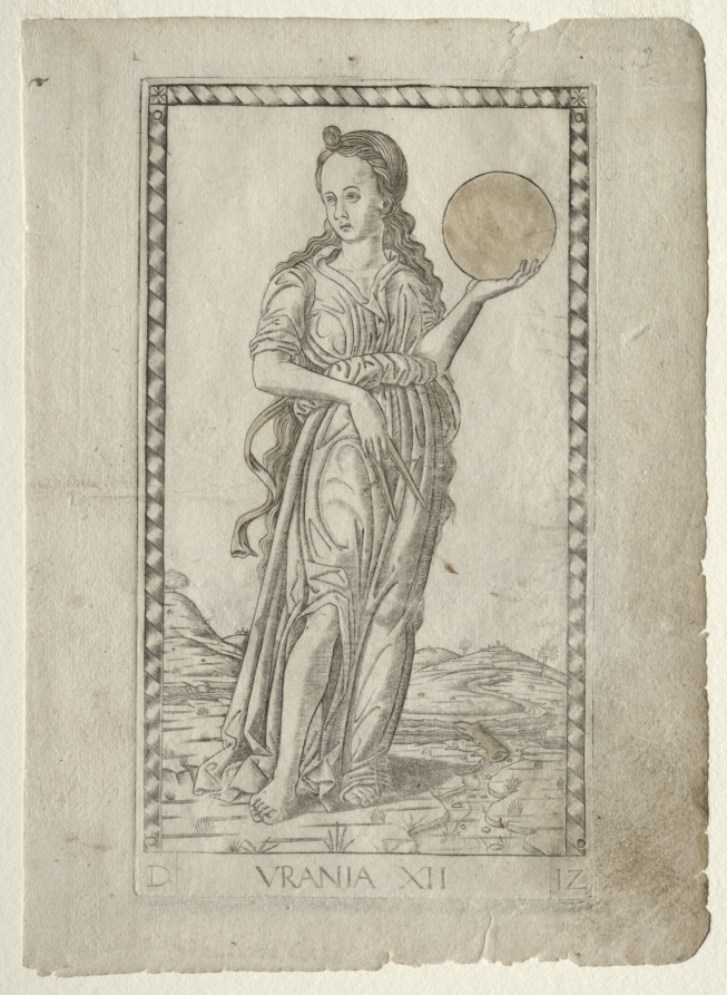 Urania (astronomy) (from the Tarocchi series D:  Apollo and the Muses, #12)