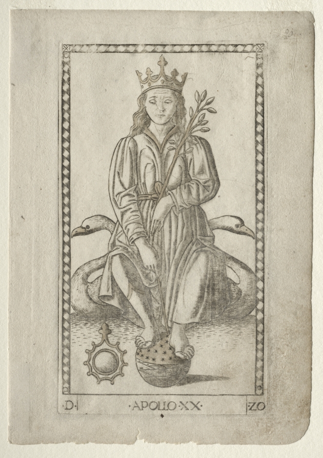 Apollo (from the Tarocchi, series D:  Apollo and the Muses, #20)