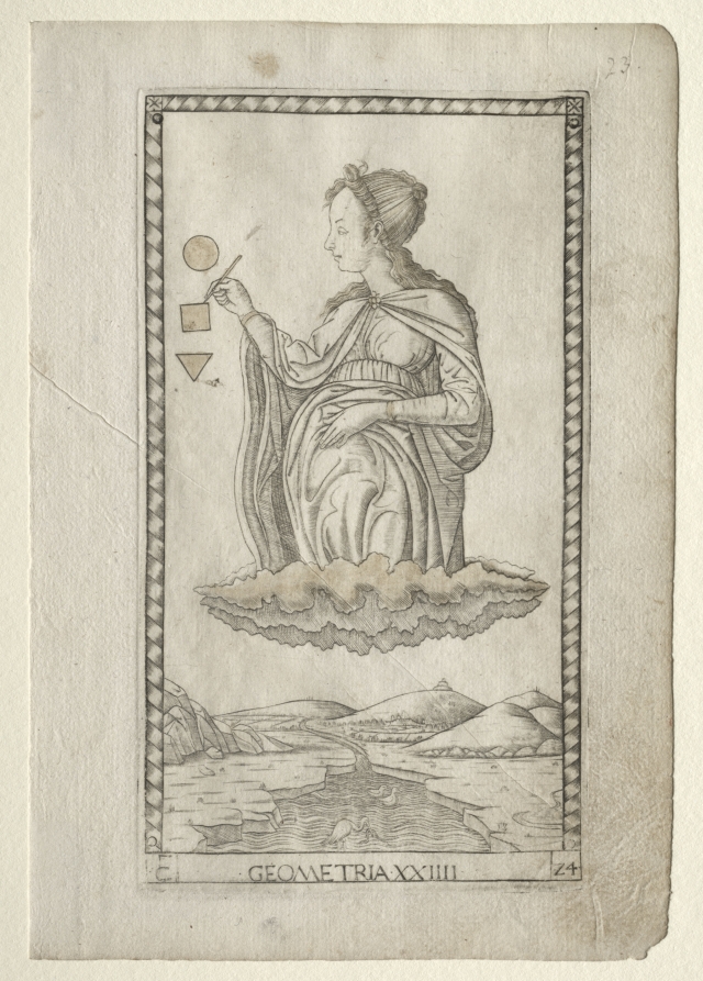 Geometry (from the Tarocchi, series C:  Liberal Arts, #24)
