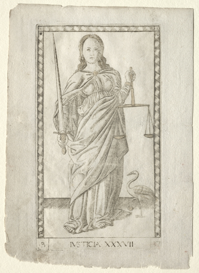 Justice (from the Tarocchi, series B: Cosmic Principles & Virtues, #37)