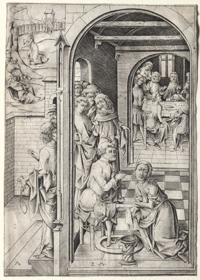 The Passion:  Christ Washing the Feet of His Disciples