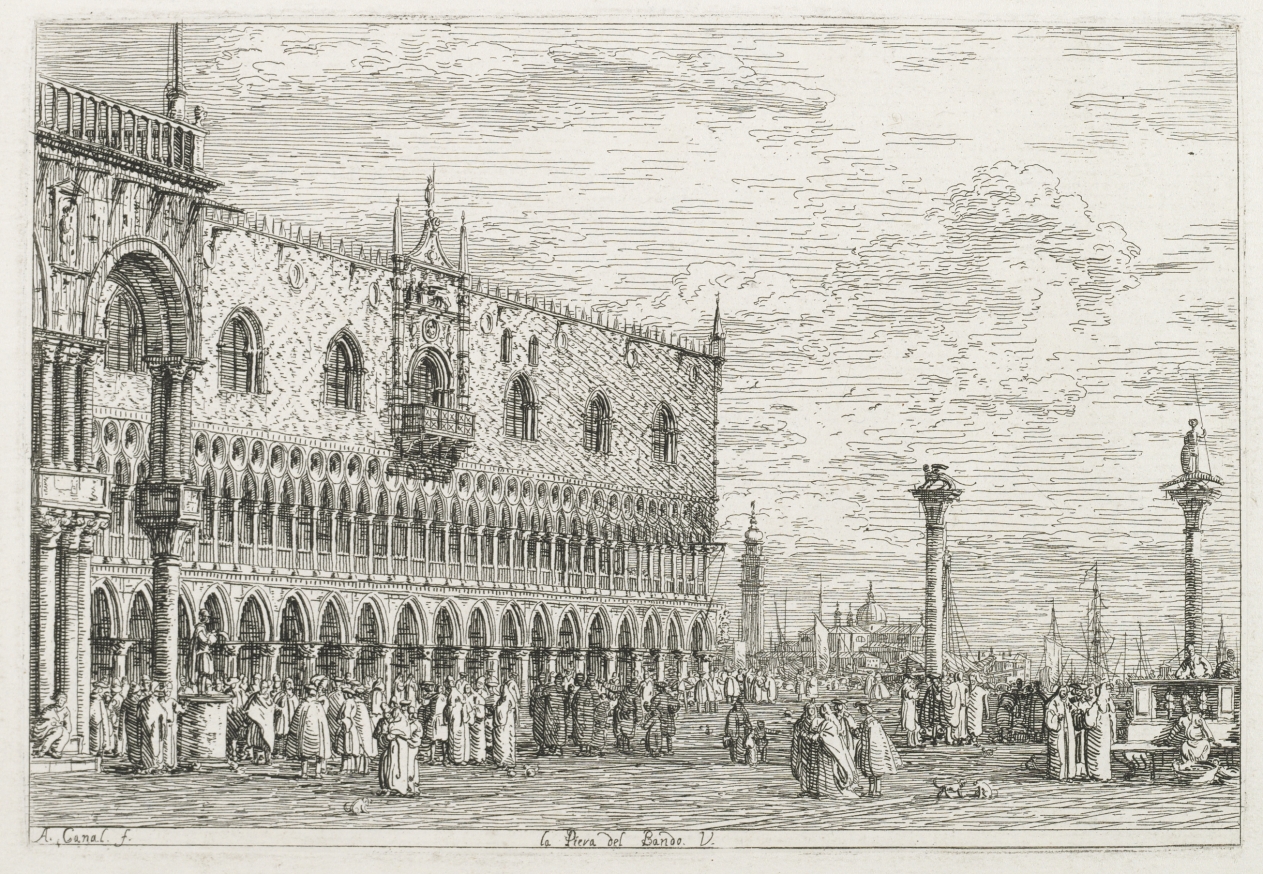 Views:  The Stone of Proclamation at Venice