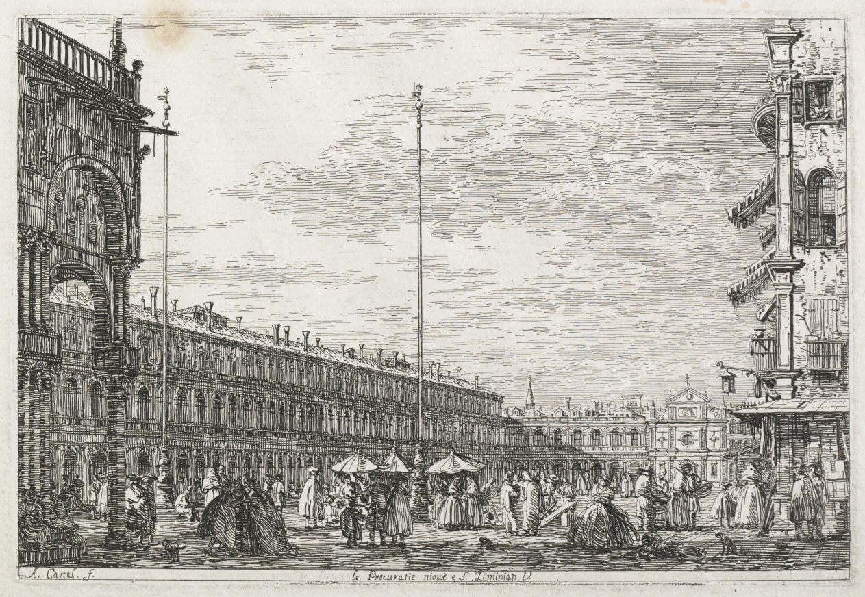 Views:  The Procurator's Palace and the Church of St. Géminien, Venice