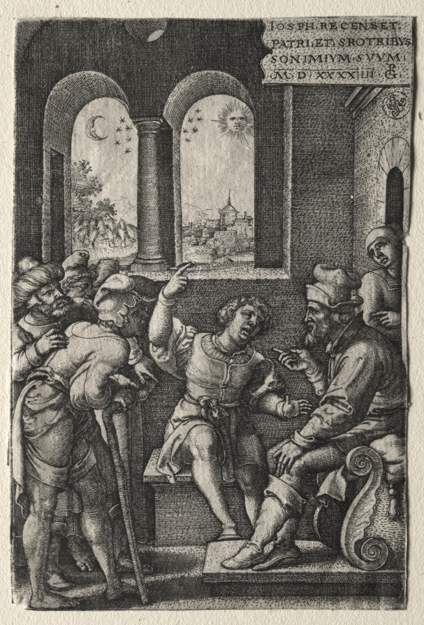 The Story of Joseph:  Joseph Recounting his Dreams to his Father