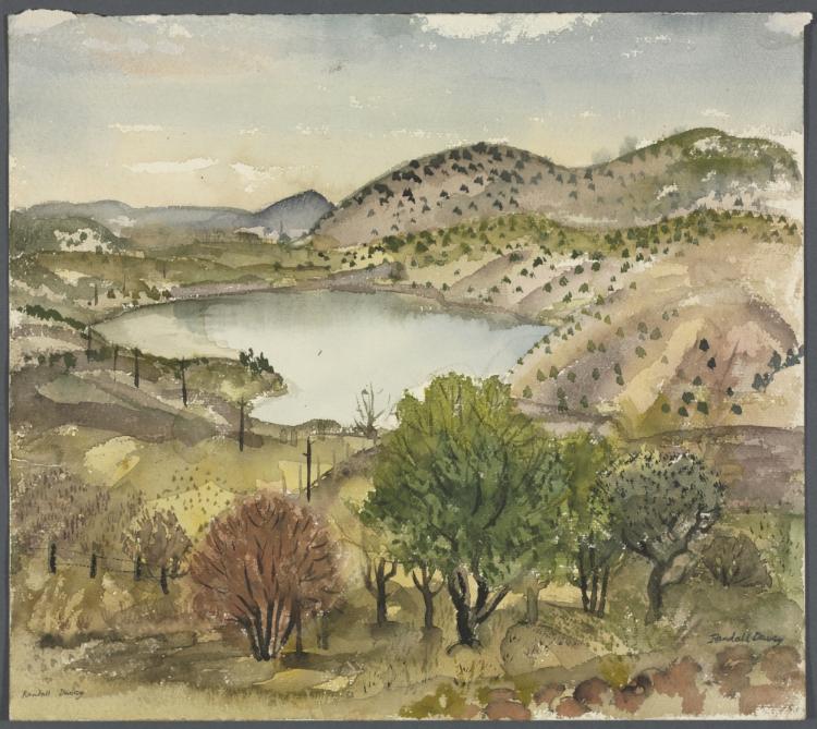 Randall Davey《The Reservoir》（クリーヴランド美術館蔵）