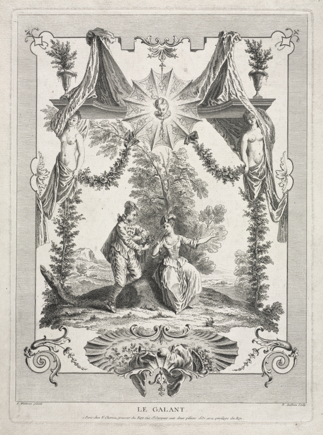 Benoit II Audran《The Gallant》(クリーヴランド美術館蔵)