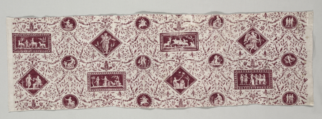 Strip of Copperplate Printed Cotton