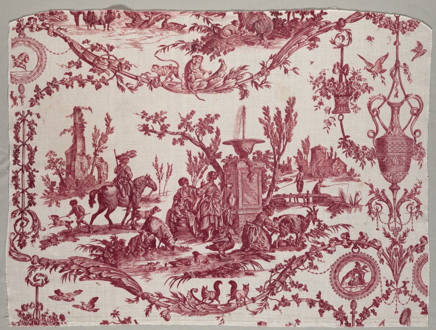 Fragments of Copperplate Printed Cotton