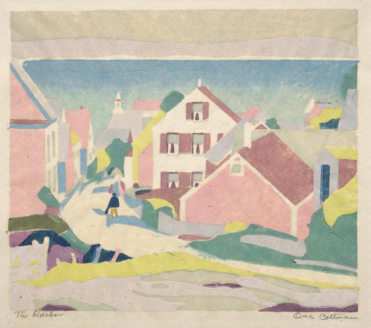 Ora Coltman《The Harbor》(クリーヴランド美術館蔵)