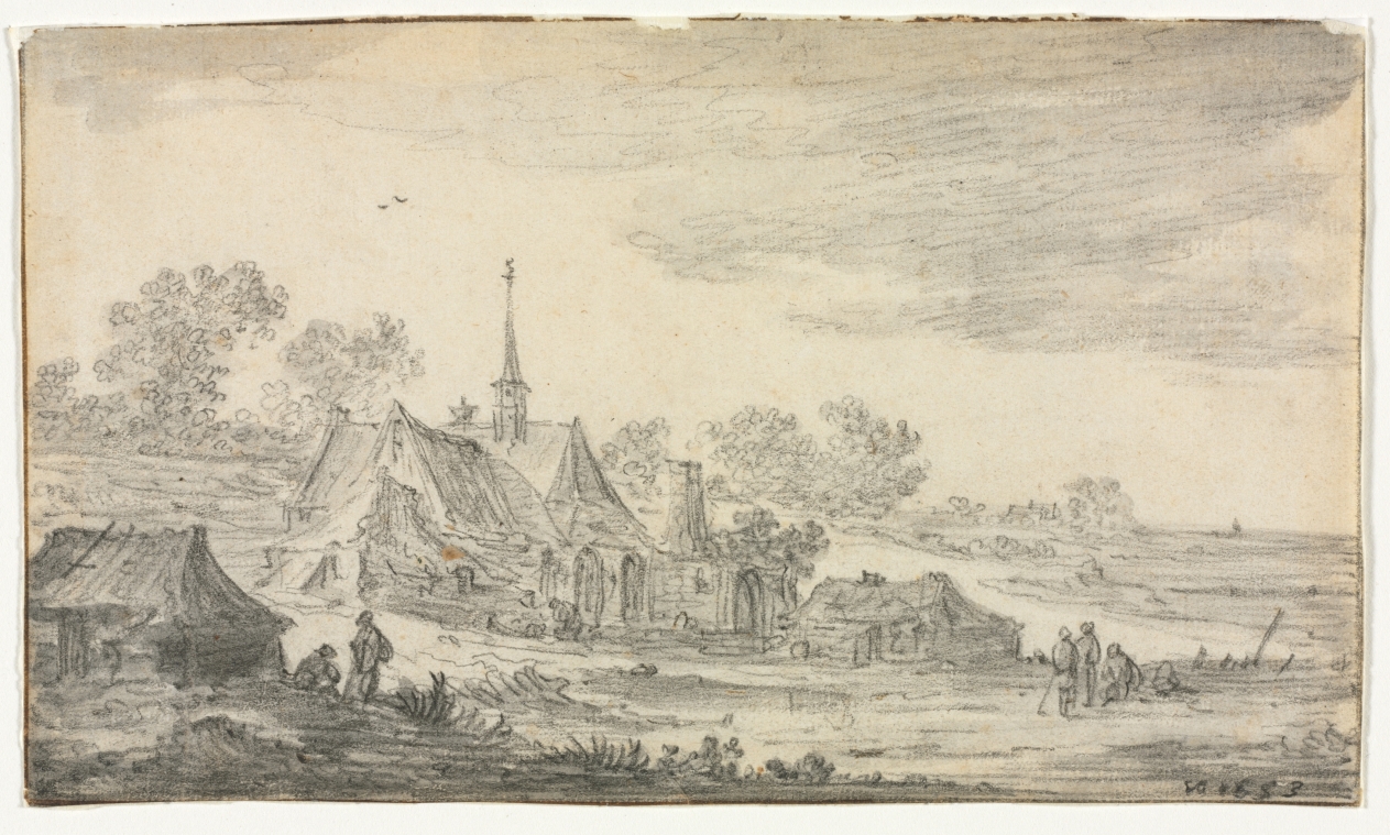 Group of Buildings on a Seashore