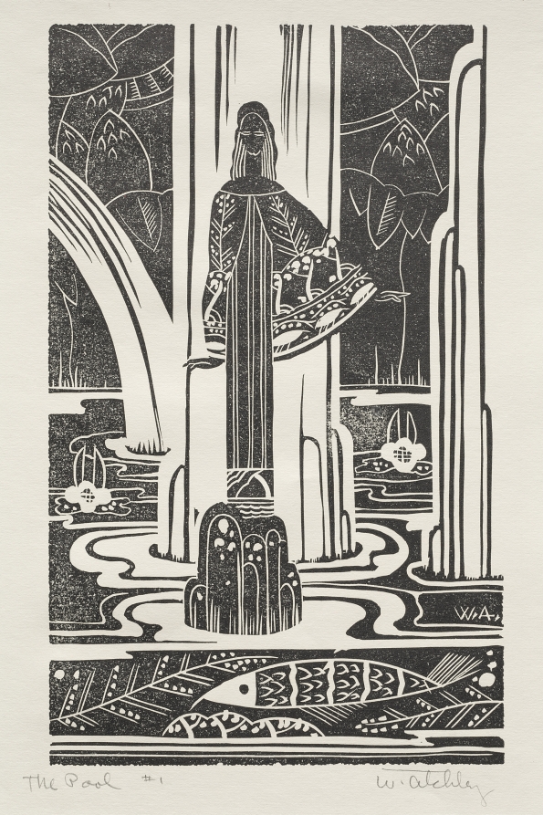 Whitney Atchley《The Pool》(クリーヴランド美術館蔵)