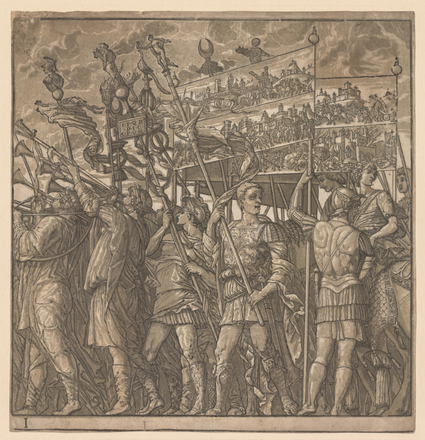 The Triumph of Julius Caesar: Soldiers Carrying the Pictures of War