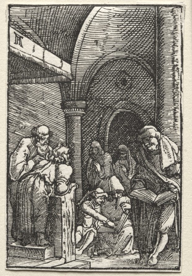 アルブレヒト・アルトドルファー《The Fall and Redemption of Man: Christ Disputing with the Doctors》(クリーヴランド美術館蔵)