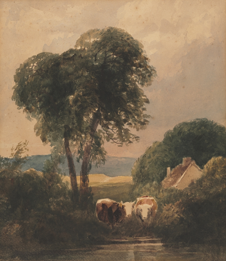 Welsh Landscape with Cattle