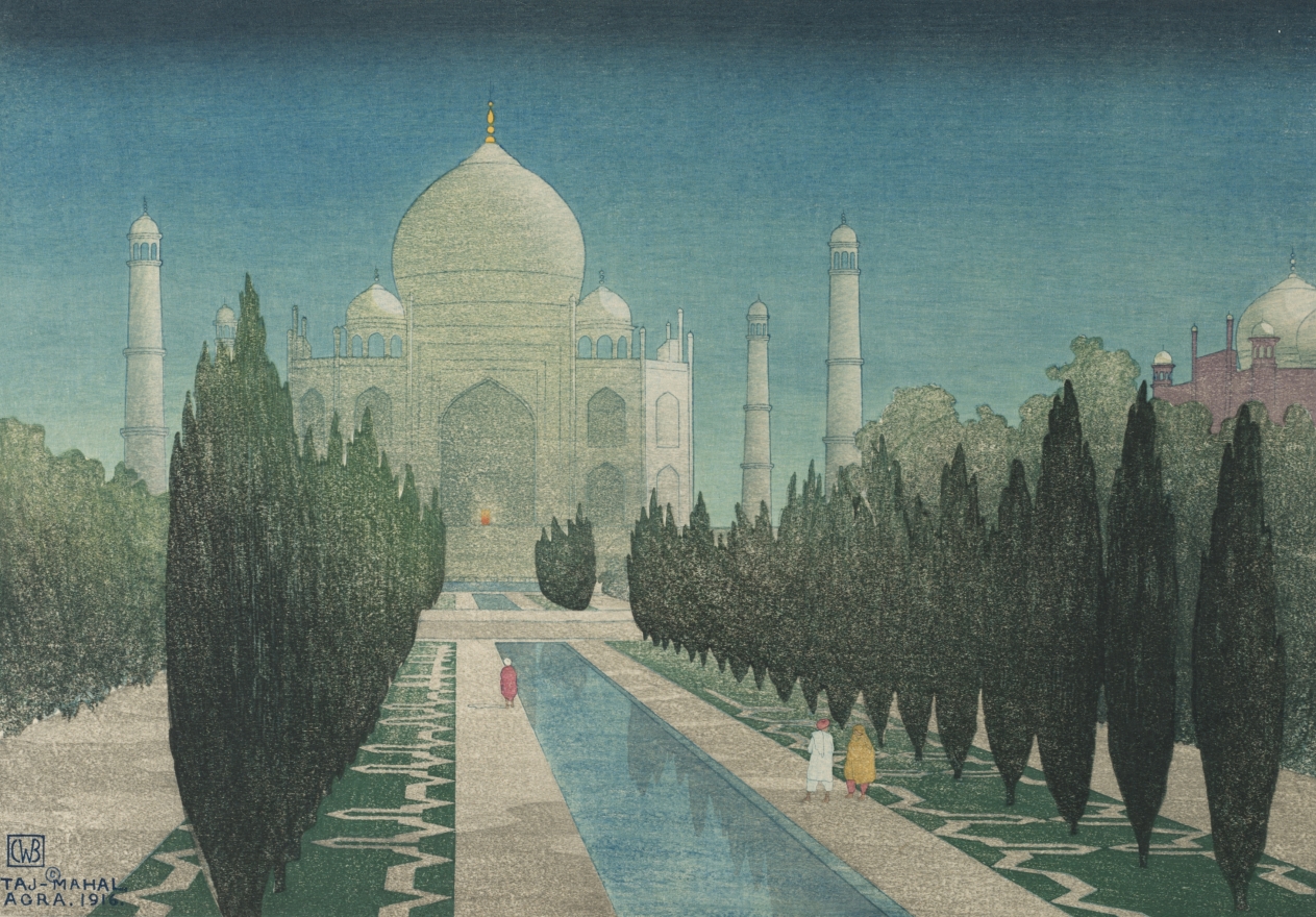 Charles William Bartlett《Taj Mahal, Agra》(クリーヴランド美術館蔵)