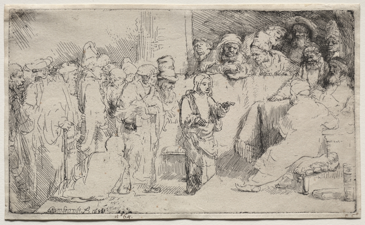 Christ Disputing with the Doctors: A Sketch