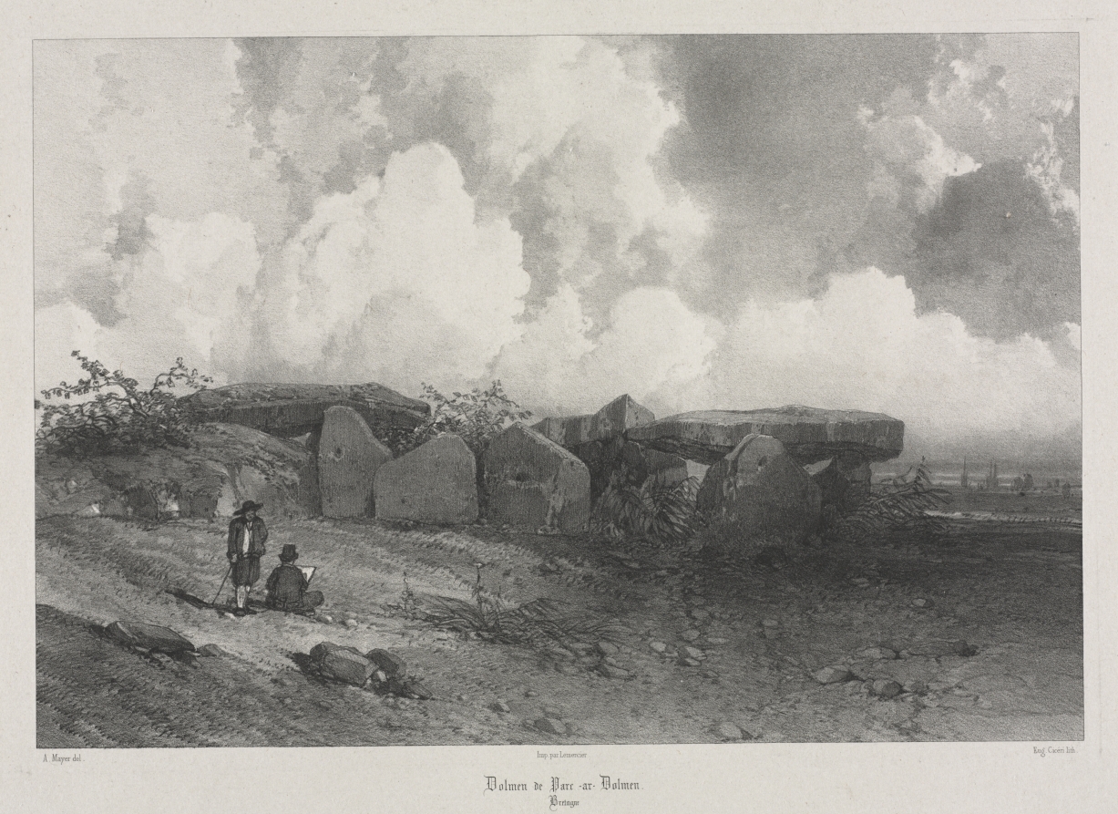 Voyages pittoresques et romantiques dans l'ancienne France: Bretagne: Dolmen de Parc-ar-Colmen
