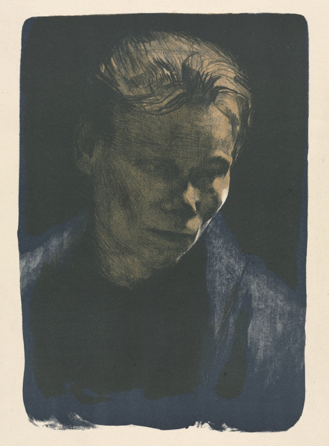Working Woman with Blue Shawl