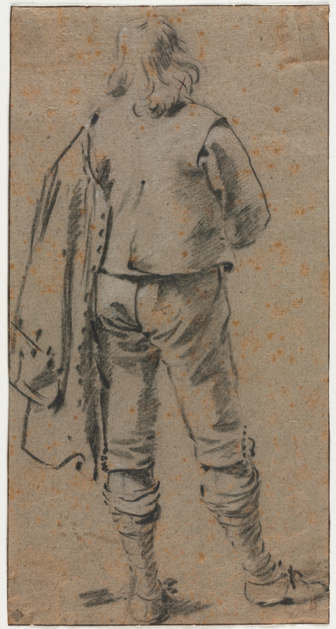Gerard ter Borch《A Man Standing Seen from the Back》(クリーヴランド美術館蔵)