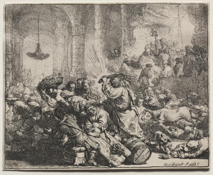 Christ Driving the Money Changers from the Temple