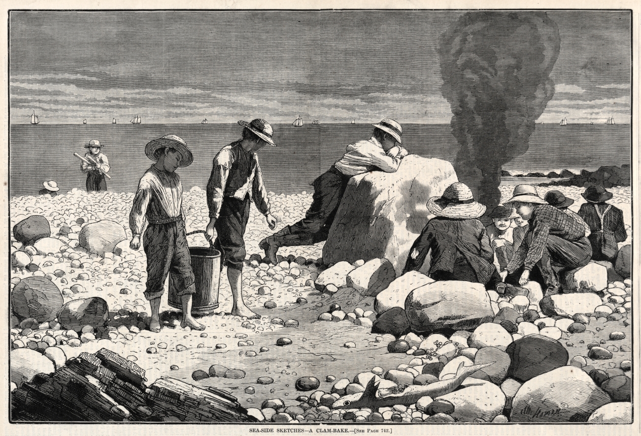 Seaside Sketches - A Clam-Bake