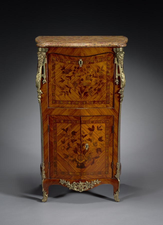 Leonard Boudin《Fall-front Secretary》(クリーヴランド美術館蔵)