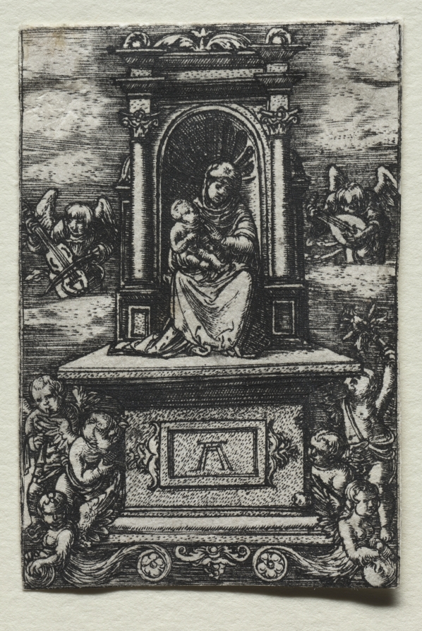The Beautiful Virgin of Ratisbon on an Altar