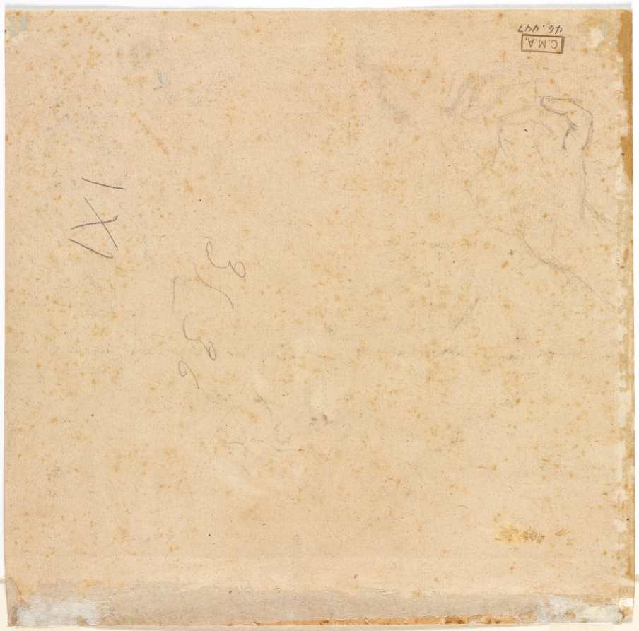 Sketch of a Hand (verso)