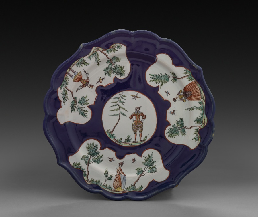 Faience Plate