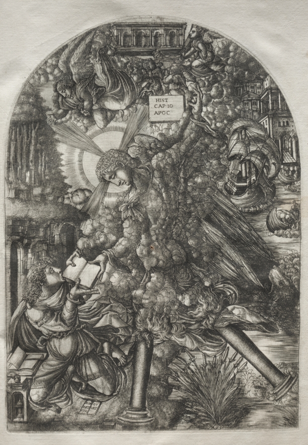 The Apocalypse: The Angel Gives Saint John the Book to Eat