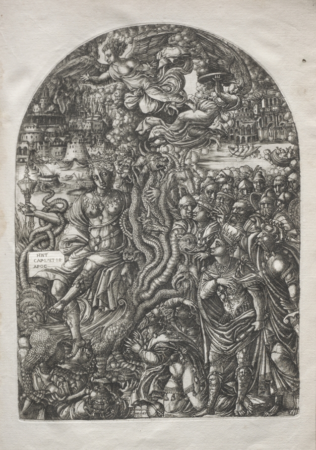 The Apocalypse: Babylon the Harlot, Seated on the Seven-headed Beast