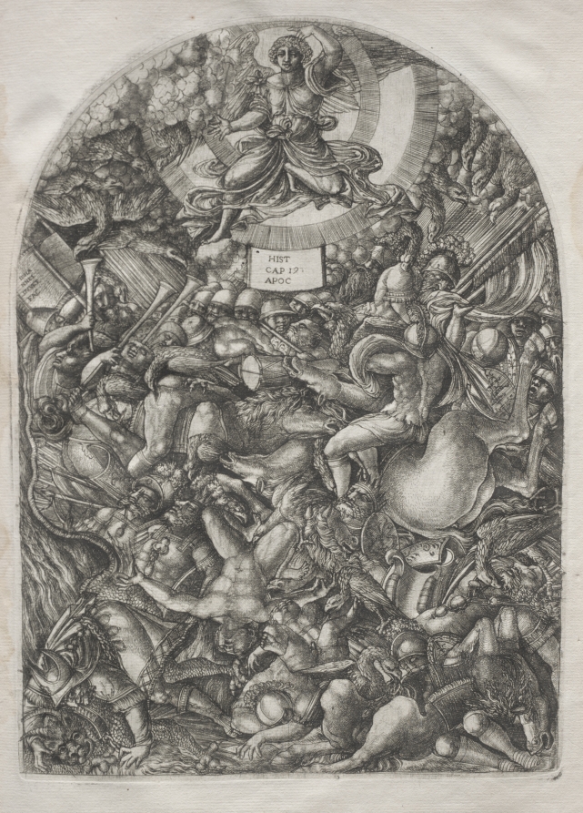 The Apocalypse:  The Angel in the Sun Calling the Birds of Prey