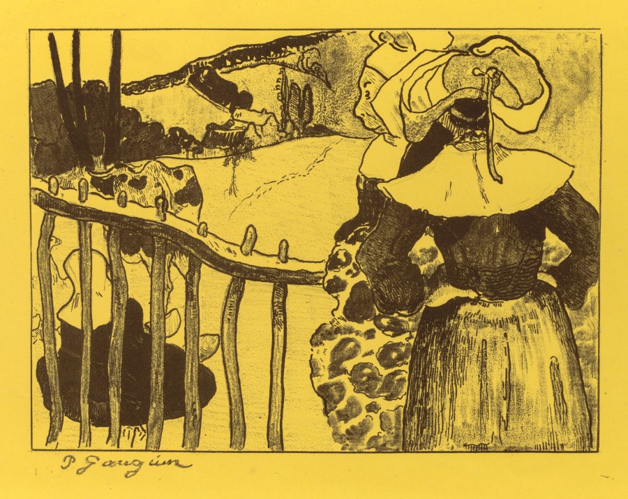 Volpini Suite:  Breton Women by a Gate (Bretonnes à la Barrière)