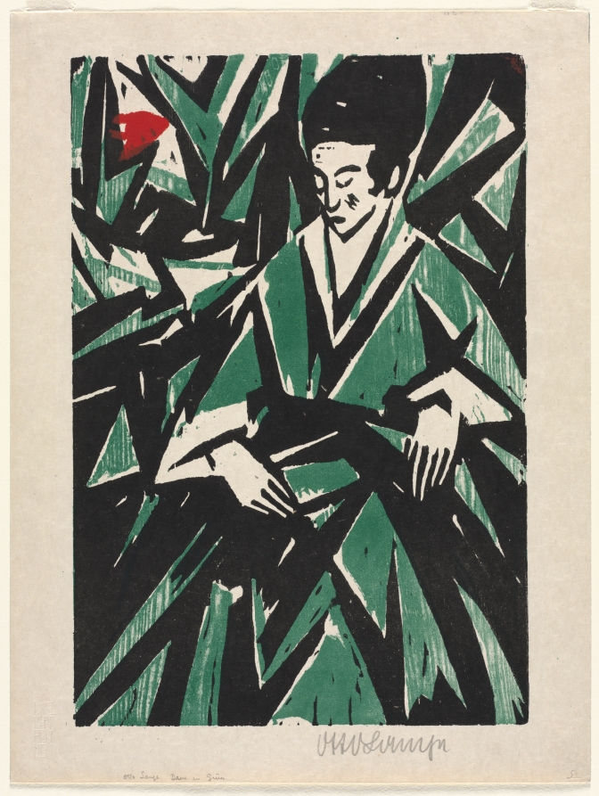 Woman in Green