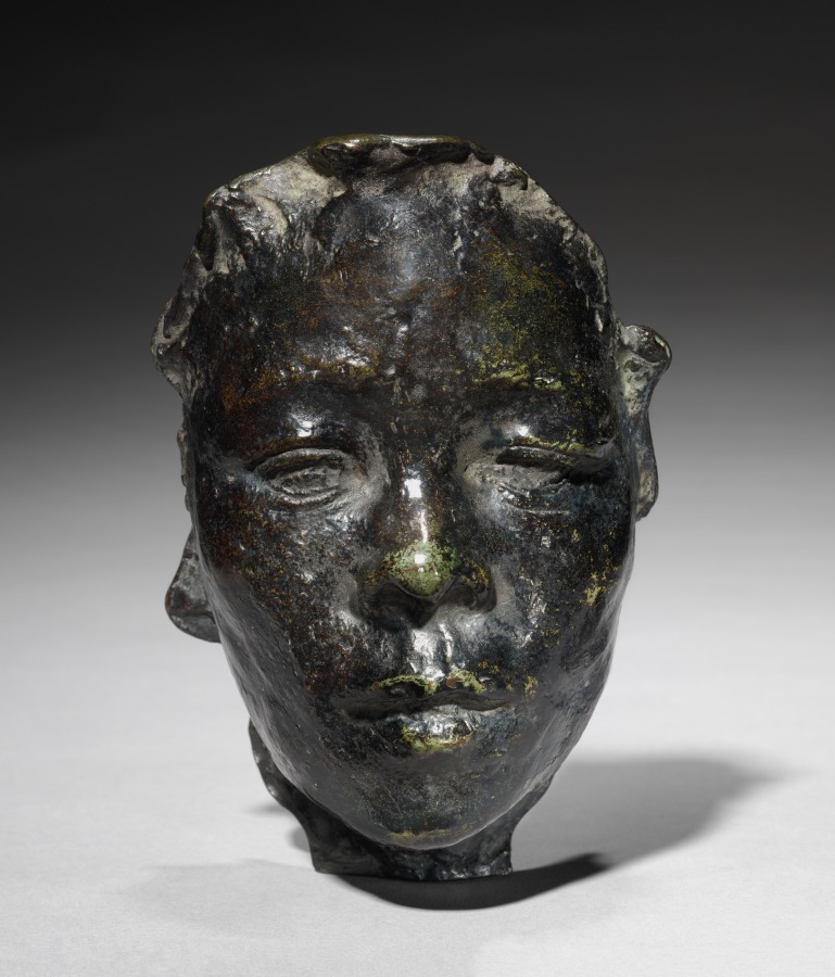 オーギュスト・ロダン《Mask of the Japanese Actress Hanako (Ohta Hisa)》(クリーヴランド美術館蔵)