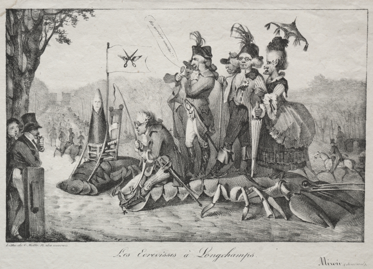 ウジェーヌ・ドラクロワ《The Crayfish of Longchamps》(クリーヴランド美術館蔵)