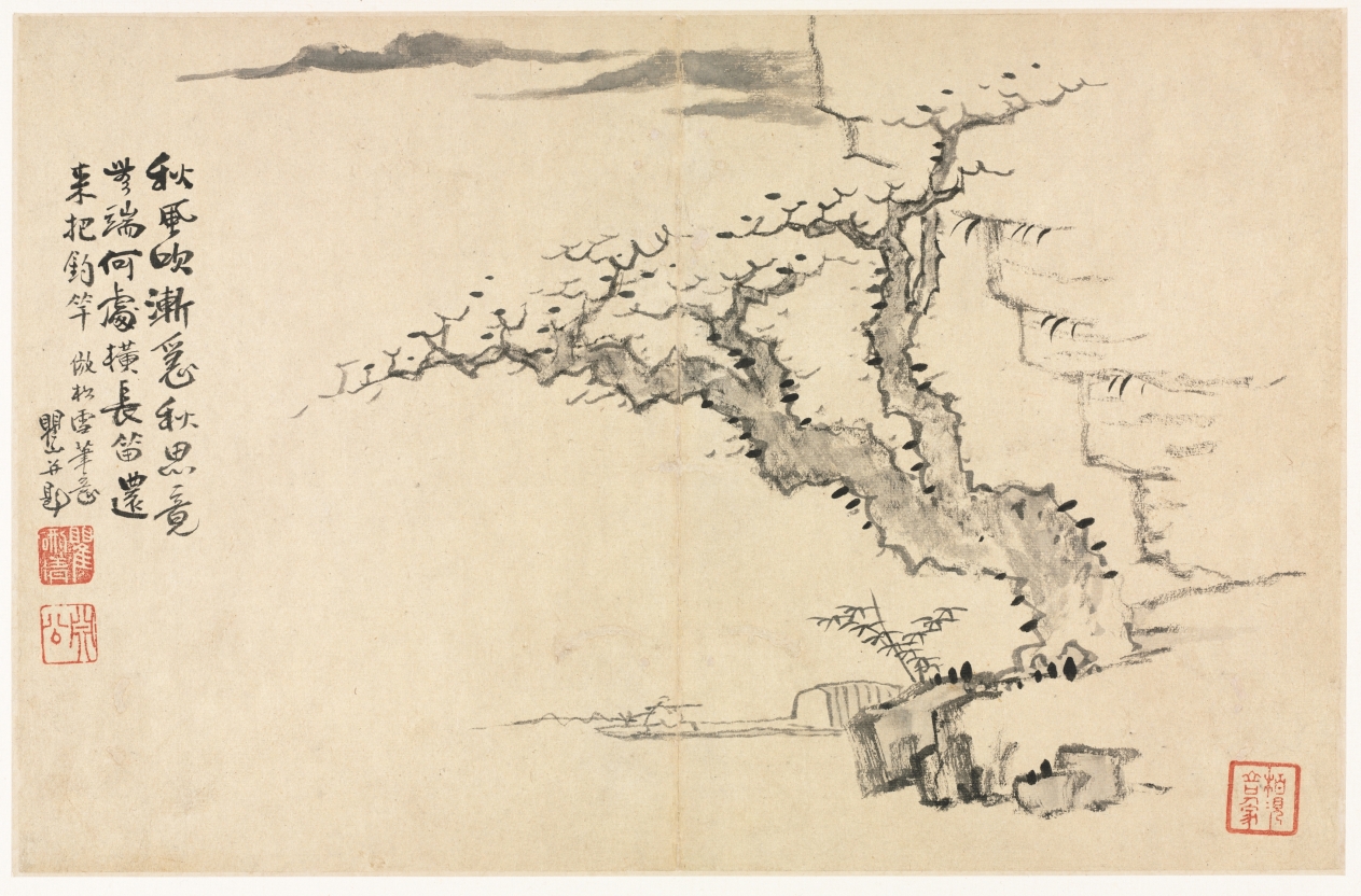 梅清《Landscapes in Various Styles after Old Masters》(クリーヴランド美術館蔵)