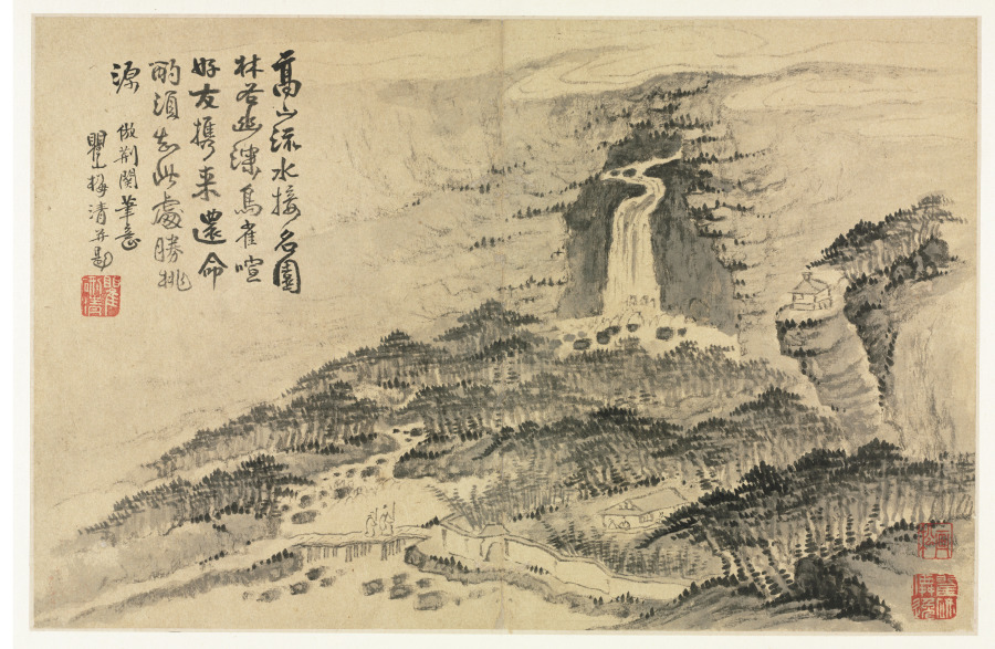 梅清《Landscapes after Various Styles of Old Masters》(クリーヴランド美術館蔵)