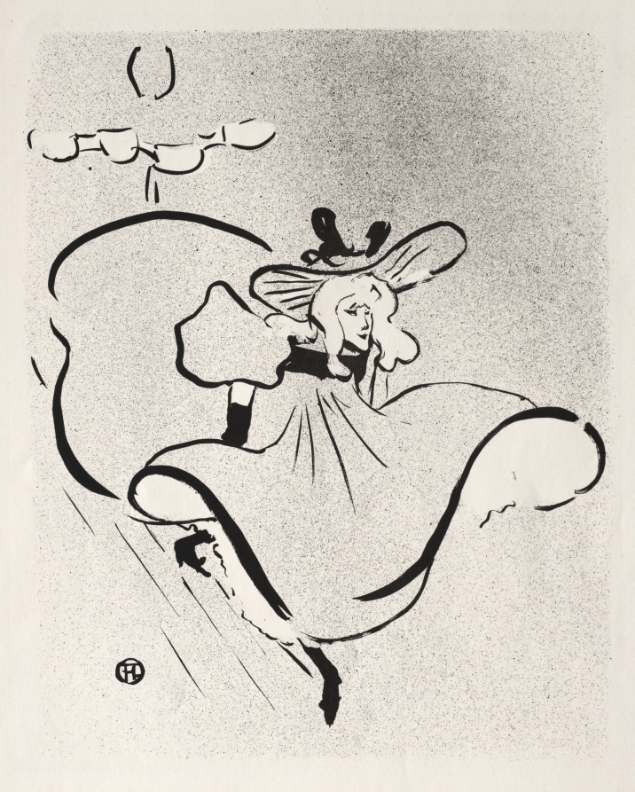 アンリ・ド・トゥールーズ=ロートレック《Jane Avril》(クリーヴランド美術館蔵)
